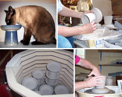 Посуда для кошек ручной работы