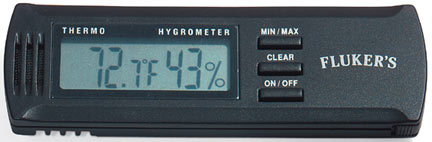 Два в одном: термометр и гигрометр для террариумов